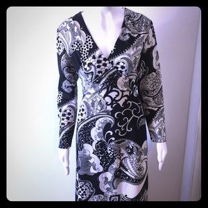Fab black & white vintage dress
